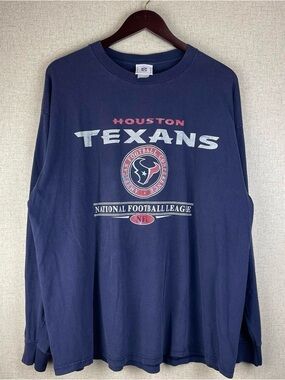 Houston Texans Navy Long Sleeve Tee
